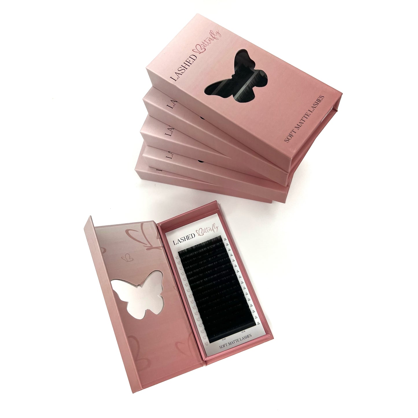 0.05 SOFT MATTE LASHES SINGLE TRAYS
